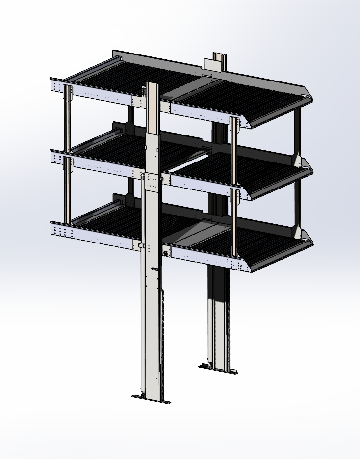1 3 level car stacker