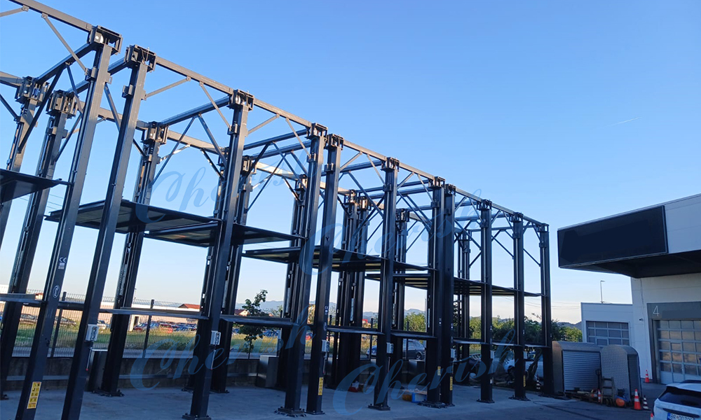 3 level car parking lift 1