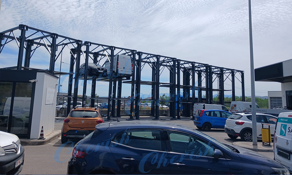 triple level car stacker 3